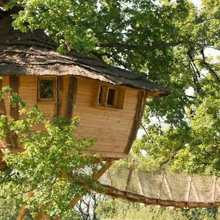 Cabane Perchee Dans Les Arbres Saint-Hilaire-en-Morvan Bagian luar foto