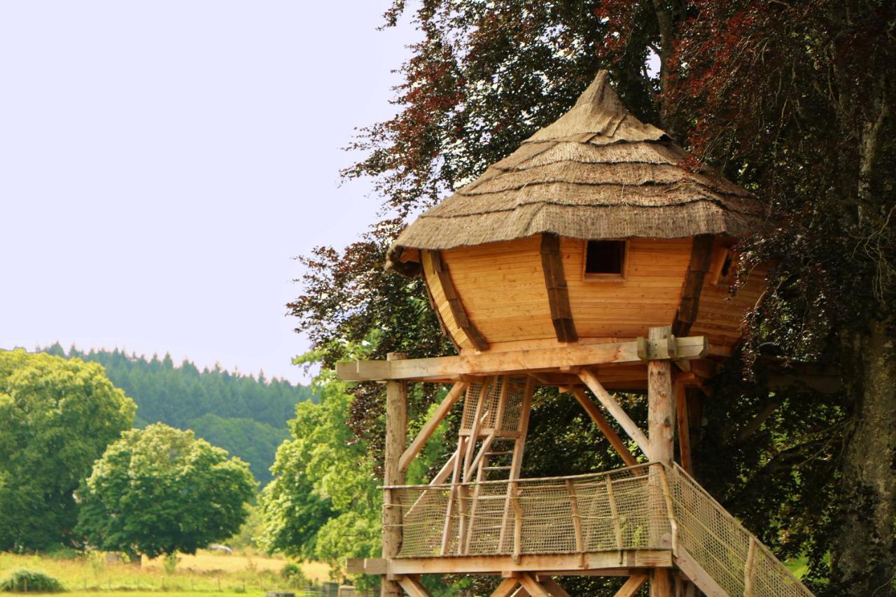 Cabane Perchee Dans Les Arbres Saint-Hilaire-en-Morvan Bagian luar foto