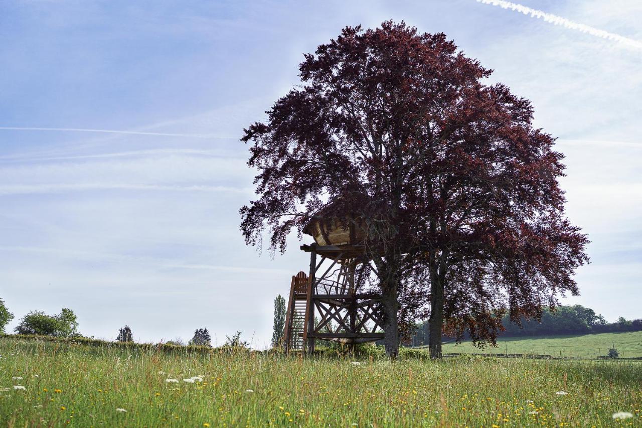 Cabane Perchee Dans Les Arbres Saint-Hilaire-en-Morvan Bagian luar foto