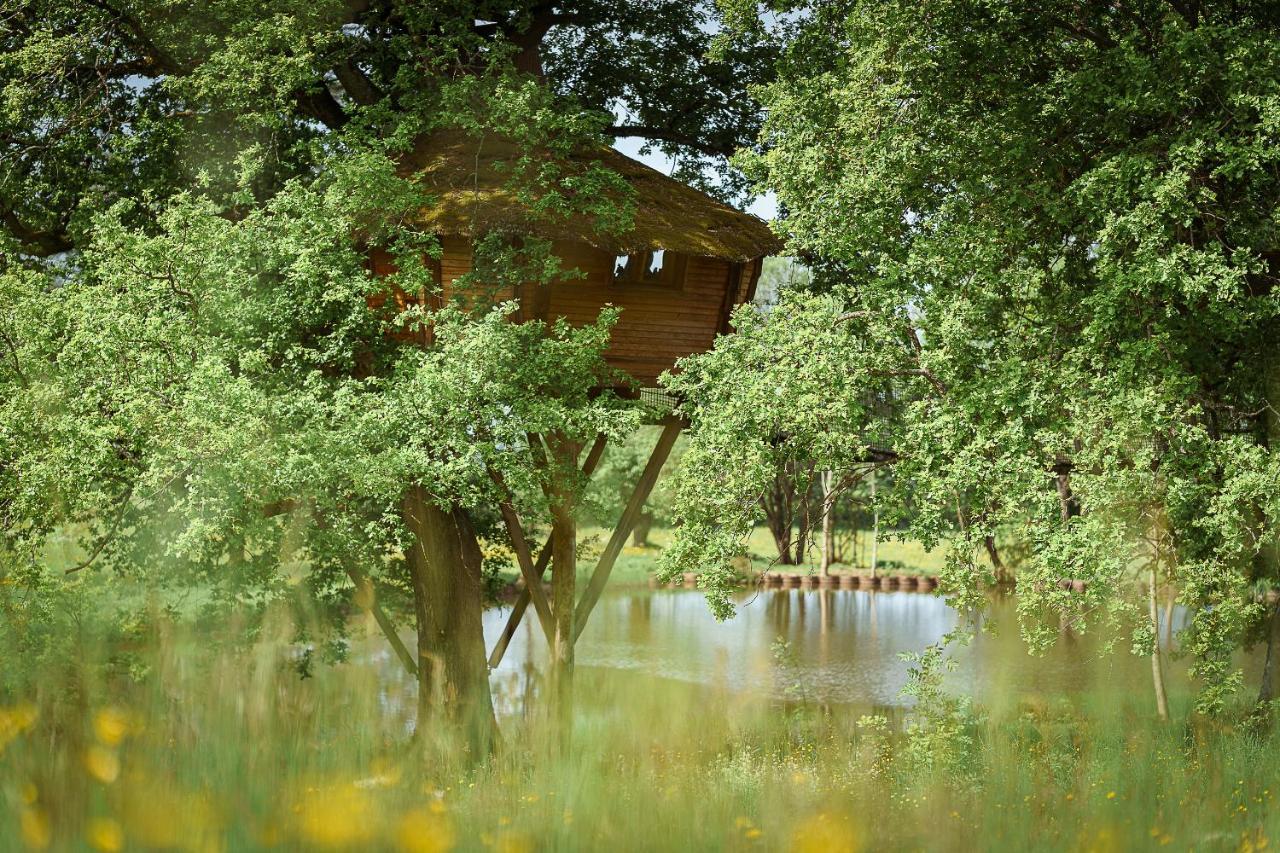 Cabane Perchee Dans Les Arbres Saint-Hilaire-en-Morvan Bagian luar foto