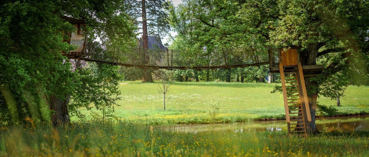Cabane Perchee Dans Les Arbres Saint-Hilaire-en-Morvan Bagian luar foto