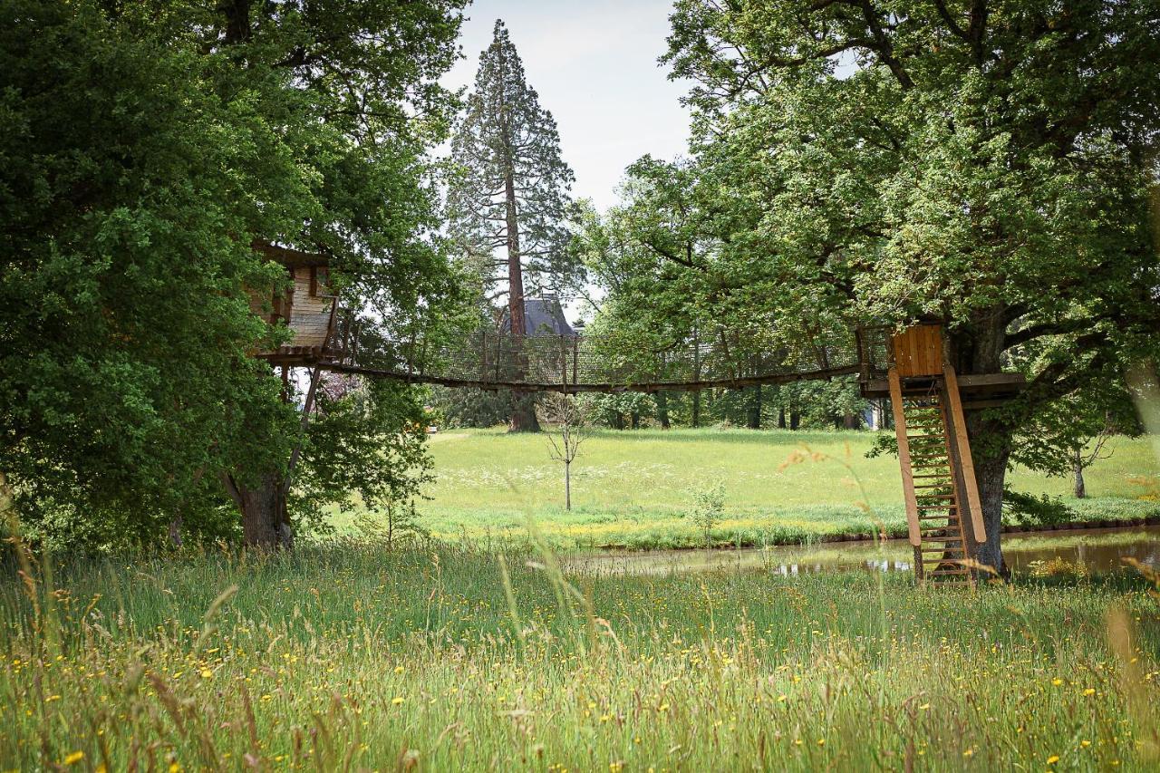 Cabane Perchee Dans Les Arbres Saint-Hilaire-en-Morvan Bagian luar foto
